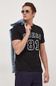 Guess t-shirt bawełniany czarny M4RI22.K8FQ4