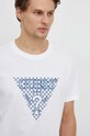 Guess t-shirt bawełniany M4RI27.K8FQ4 biały
