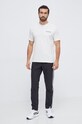 Guess t-shirt bawełniany MEDGAR Z4RI08.I3Z14 beżowy SS24