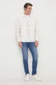 Bombažna kratka majica Calvin Klein Jeans bela