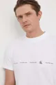 белый Хлопковая футболка Calvin Klein Jeans
