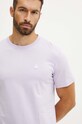 Odzież Calvin Klein Jeans t-shirt bawełniany J30J325268 fioletowy
