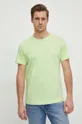 зелений Бавовняна футболка Calvin Klein Jeans Чоловічий
