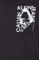 črna Bombažna kratka majica Calvin Klein Jeans