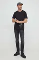 Pamučna majica Calvin Klein Jeans crna