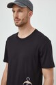 Bavlnené tričko Calvin Klein Jeans čierna J30J324783