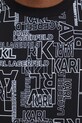 Karl Lagerfeld t-shirt bawełniany 541224.755060 czarny