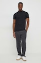 Karl Lagerfeld t-shirt bawełniany 541224.755060 czarny SS24