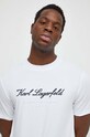 Karl Lagerfeld t-shirt biały 541221.755403