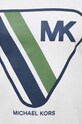 Βαμβακερό μπλουζάκι Michael Kors 6F36G20091 λευκό