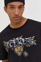 Iceberg tricou din bumbac negru F02G.6306