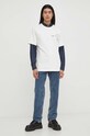 Хлопковая футболка Iceberg F021.6304 бежевый SS24
