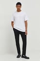 Iceberg t-shirt bawełniany F028.6307 biały AW24
