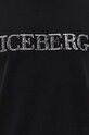 Iceberg t-shirt bawełniany F075.6307 czarny