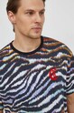Just Cavalli t-shirt bawełniany multicolor 76OAHE09.CJ118