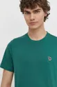 zielony PS Paul Smith t-shirt bawełniany