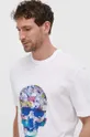 bela Bombažna kratka majica PS Paul Smith