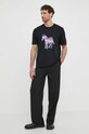 PS Paul Smith t-shirt bawełniany M2R.731Y.MP4540 czarny SS24