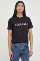 PS Paul Smith t-shirt bawełniany czarny M2R.010R.MP4438
