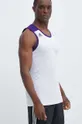 Двусторонняя футболка для тренировок adidas Performance 3G Speed фиолетовой