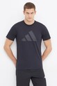 Majica kratkih rukava za trening adidas Performance TR-ES print crna IB8274