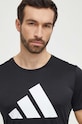 adidas Performance tricou de alergare Run It negru IL7235