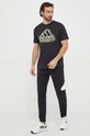 adidas t-shirt bawełniany IM8300 czarny SS24