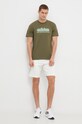 Памучна тениска adidas IM8314 зелен SS24
