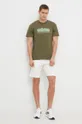 Βαμβακερό μπλουζάκι adidas Shadow Original 0 πράσινο