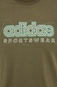 Памучна тениска adidas IM8314 зелен
