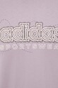 Памучна тениска adidas IM8315 виолетов