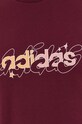 adidas t-shirt bawełniany IM8317 bordowy