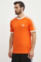 adidas Originals t-shirt bawełniany regular pomarańczowy IM9382