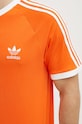 adidas Originals t-shirt bawełniany IM9382 pomarańczowy