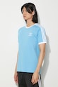 adidas Originals t-shirt bawełniany niebieski IM9392