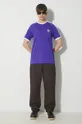adidas Originals cotton t-shirt 3-Stripes Tee violet