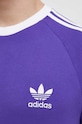 adidas Originals t-shirt bawełniany 3-Stripes Tee IM9394 fioletowy