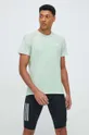 zielony adidas Performance t-shirt do biegania Own the Run Own the Run Męski