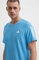 adidas Performance t-shirt do biegania niebieski IN1513