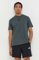 Дрехи Памучна тениска adidas IN6227 зелен