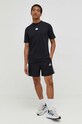 Дрехи Памучна тениска adidas IN6229 черен