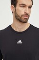 adidas t-shirt bawełniany czarny IN6251