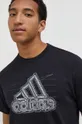 чорний Бавовняна футболка adidas