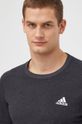 Odjeća Pamučna majica adidas IN7123 siva