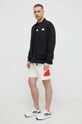 adidas t-shirt bawełniany IR5171 czarny SS24
