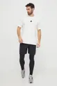 Βαμβακερό μπλουζάκι adidas 0 μπεζ