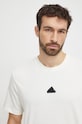 adidas t-shirt in cotone beige IR5175