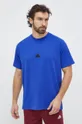 niebieski adidas t-shirt Z.N.E