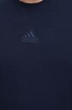 Bavlnené tričko adidas IR5265 tmavomodrá