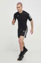 Kolesarska kratka majica adidas Performance črna